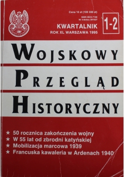 Wojskowy przegląd historyczny nr 1 i 2