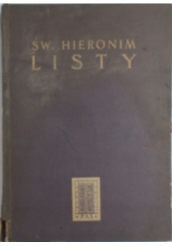 Św Hieronim Listy Tom I