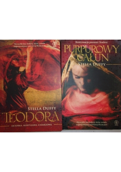 Teodora, Purpurowy całun, zestaw 2 książek