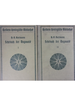Lehrbuch der Dagmatit 1923 r. -II tomy