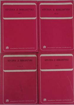 Studia z biblistyki, tom III-VI
