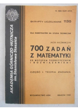 700 zadań z matematyki ze wstępem teoretycznym i rozwiązaniami