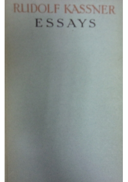 Essays, 1923 r.