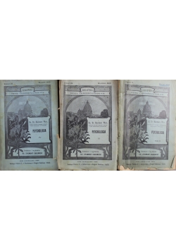 Psychologia 3 tomy ok 1902 r.
