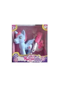 Kucyk Lili jednorożec + akcesoria 15cm