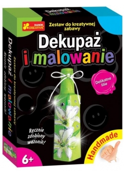 Handmade - Dekupaż i malowanie. Delikatne lilie