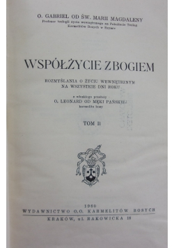 Współżycie z Bogiem. Tom II
