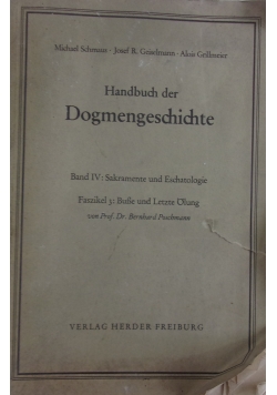 Handbuch der Dogmengeschichte
