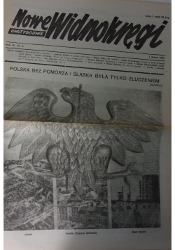 Nowe Widnokregi -Dwutygodnik ,Reprint 1944r.,Nr.5