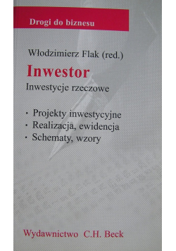 Inwestor Inwestycje rzeczowe