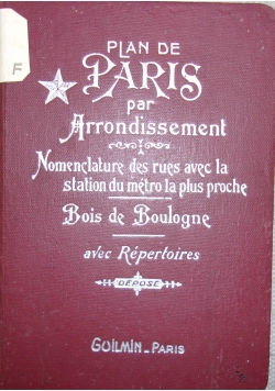 Guide Indicateur des Rues de Paris