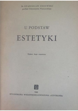 U Podstaw Estetyki 1949 r.