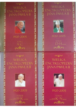 Wielka encyklopedia Jana Pawła II  4 tomy