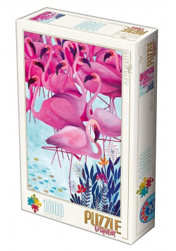 Puzzle 1000 Andrea Kurti, Flamingi