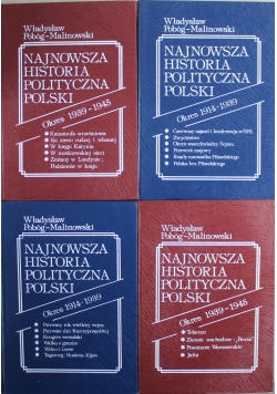 Najnowsza Historia Polityczna Polski Zestaw 4 Książek