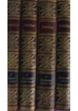 Schillers Werke, zestaw 4 książek