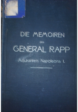 Die Memoiren des General Rapp, 1902 r.