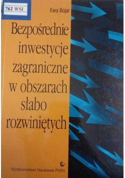 Bezpośrednie inwestycje zagraniczne w obszarach słabo rozwiniętych