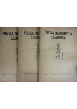Polska encyklopedja szlachecka. Tom I, zeszyt 2-4, 1935 r.