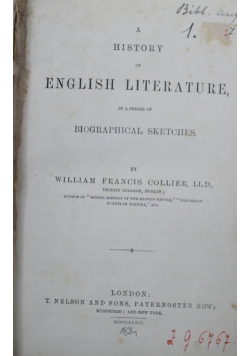 A history of english literature 1824 r