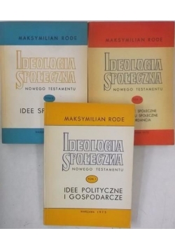 Ideologia społeczna Nowego Testamentu, t.I-III