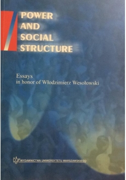 Power and social structure.