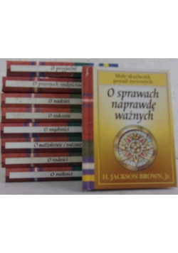 Mały skarbczyk porad życiowych, miniaturki, 9 książek