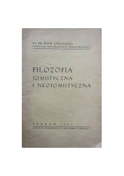 Filozofia Tomistyczna i neotomistyczna ,1947 r.
