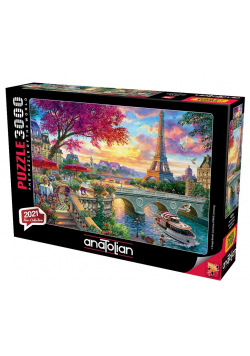 Puzzle 3000 Paryż, Kawiarnia nad Sekwaną