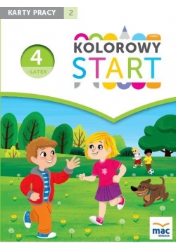 Kolorowy start. 4 latki. Karty pracy cz.2 MAC