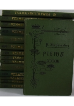 Pisma Henryka Sienkiewicza, zestaw 15 książek, ok.1899 r.