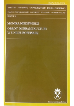 Obrót Dobrami Kultury w Unii Europejskiej