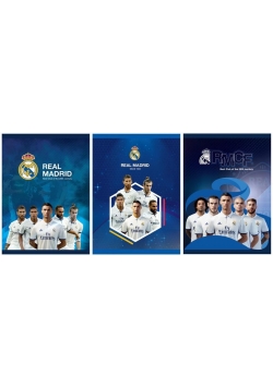 Zeszyt A5/60K kratka Real Madrid 3 (10szt) ASTRA