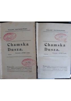 Chamska dusza, tom 1 i 2, 1904 r.