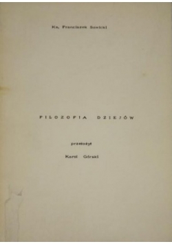 Filozofia Dziejów, 1950 r.