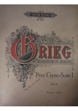 Erste Peer Gynt Suite, 1915 r.
