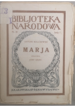 Maria, 1925 r.