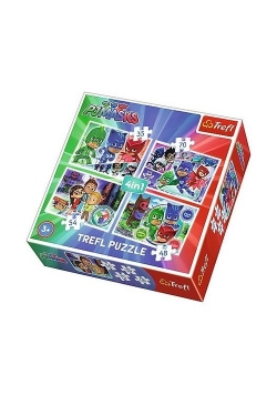 Puzzle 4w1 Drużyna pidżamersów
