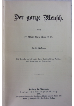 Der ganze Mensch, 1888r.