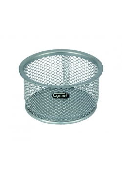 Pojemnik na spinacze GR-010S srebrny GRAND
