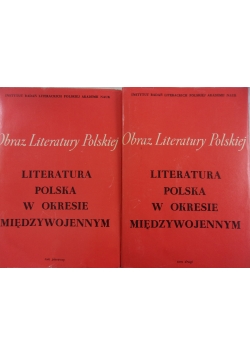 Obraz literatury Polskiej, 2 tomu