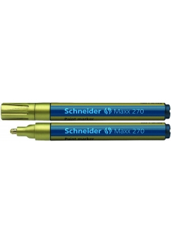 Marker olejowy SCHNEIDER Maxx 270 okrągły 1-3mm złoty
