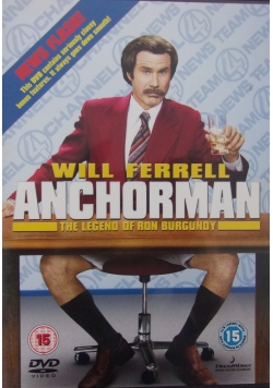 Will Ferrell. Anchorman The Legend of ron Burgundy, DVD