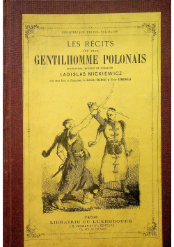Les Recits Gentilhomme Polonais 1866 r.