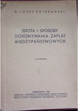 Istota i sposoby dokonywania wpłat międzypaństwowych, 1946 r.
