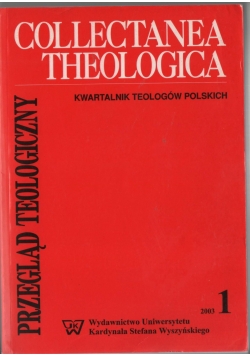Collectanea Theologica Nr 1