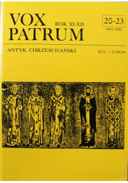 Vox Patrum Antyk Chrześcijański 20 do 23