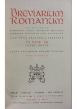 Breviarium Romanum