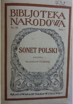 Sonet polski, 1925 r.