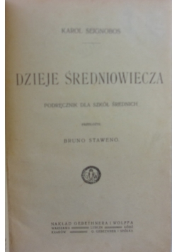Dzieje średniowiecza, 1916 r.
